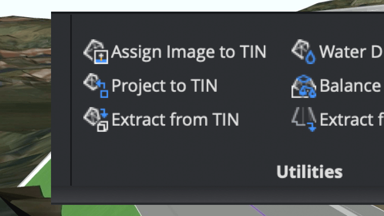 新的TIN Surface编辑工具